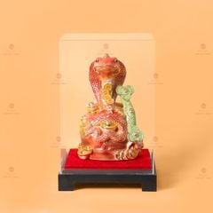 Tượng Linh Vật Ất Tỵ 2025 Vẽ Vàng