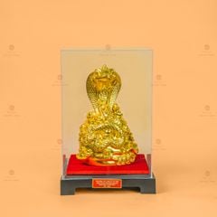 Tượng Linh Vật Rắn Mạ Vàng