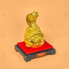 Tượng Linh Vật Rắn Mạ Vàng