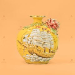 Quả Hút Lộc Men Vàng Thuận Buồm Xuôi Gió Vẽ Vàng