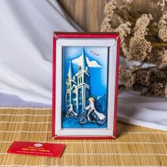 Tranh gốm sứ phong cảnh Việt Nam