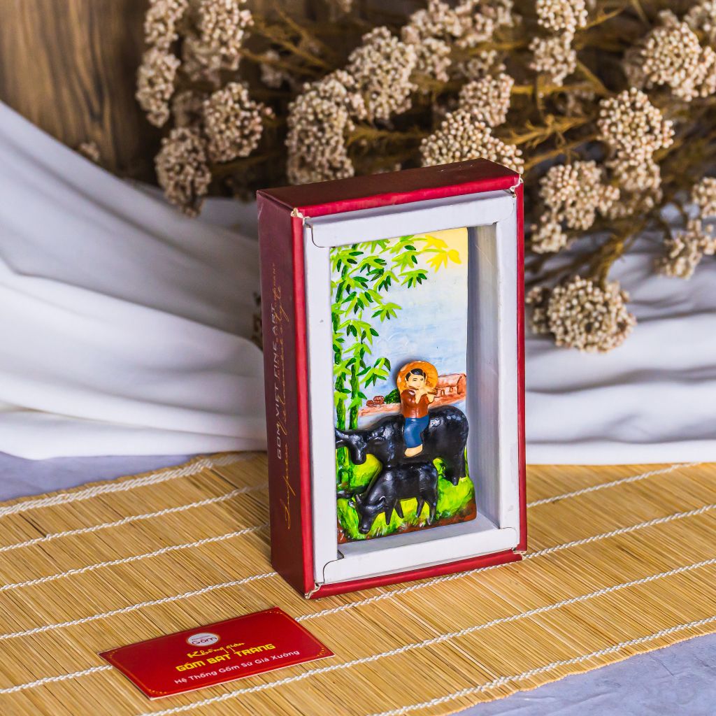 Tranh gốm sứ phong cảnh Việt Nam