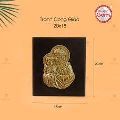 Tranh Công Giáo Thánh Giuse Bế Chúa