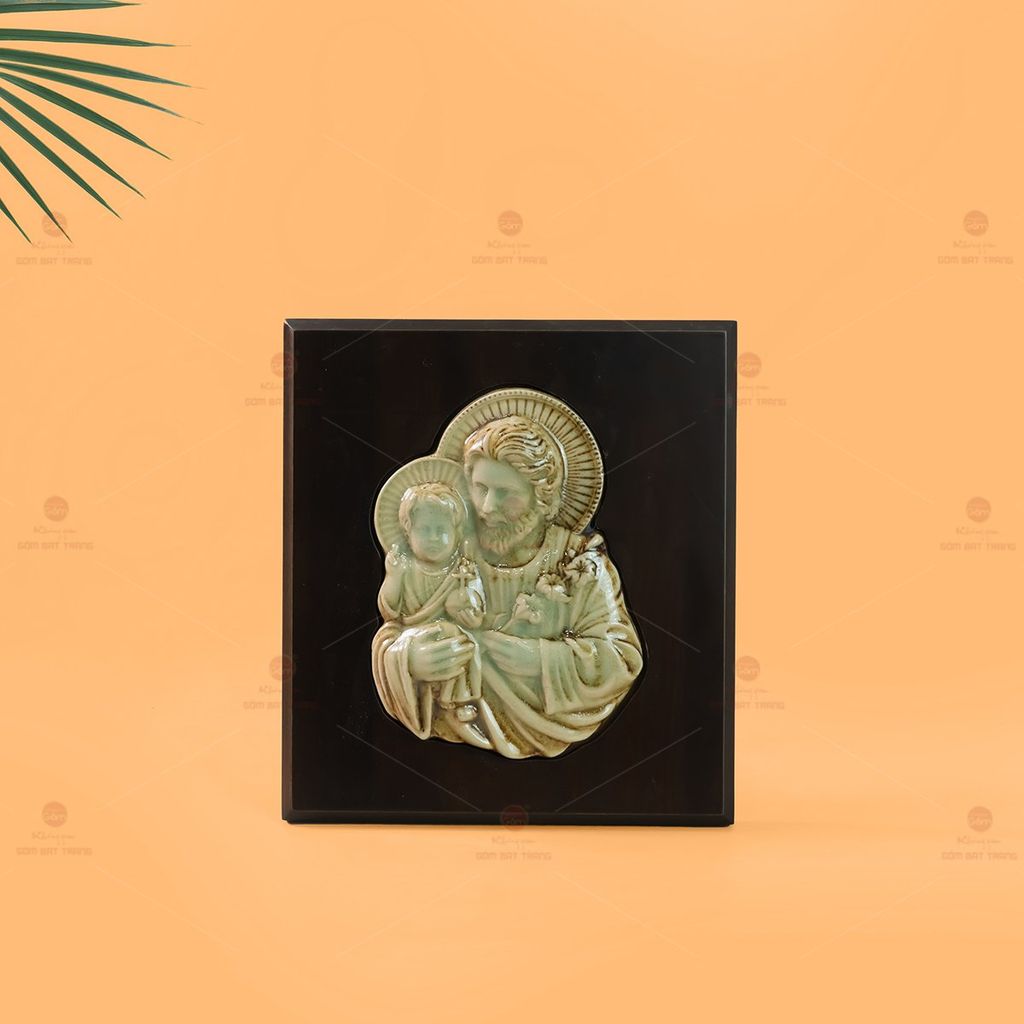 Tranh Công Giáo Thánh Giuse Bế Chúa