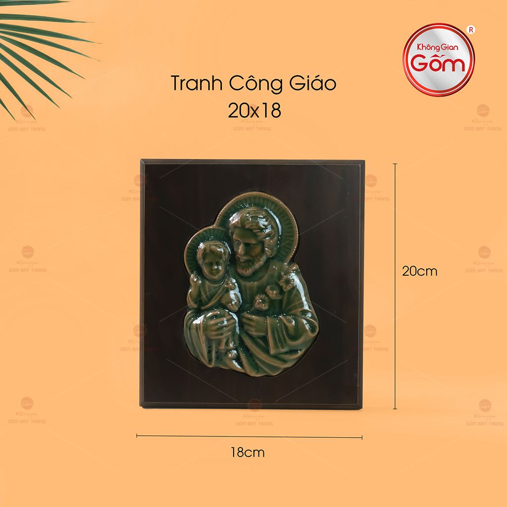 Tranh Công Giáo Thánh Giuse Bế Chúa