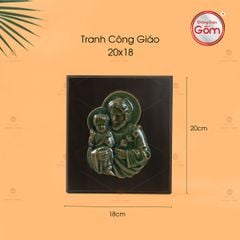 Tranh Công Giáo Thánh Giuse Bế Chúa
