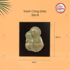 Tranh Công Giáo Thánh Giuse Bế Chúa