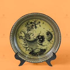 Đĩa Trưng Bày Cá Chép Hoa Sen