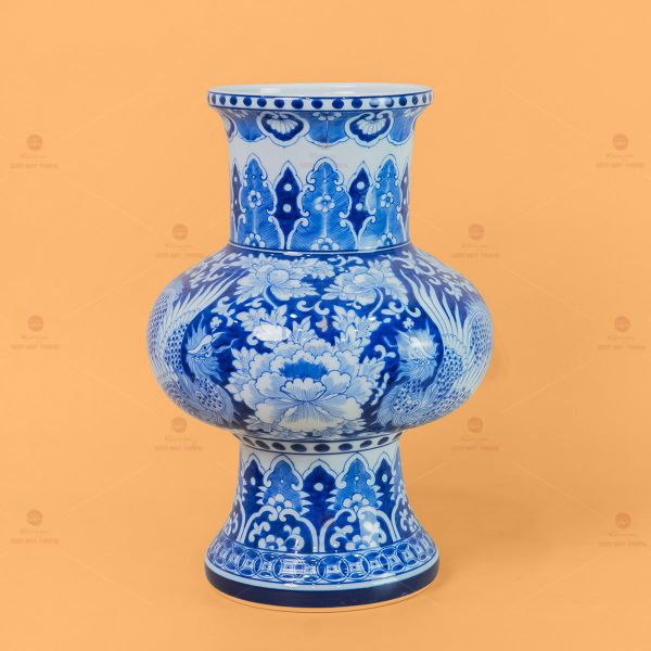 Bình Hoa Song Phụng Cát Tường Ngàn Hoa Phú Quý Lam Ngọc Bình An