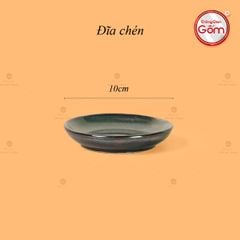 Bộ Ấm Chén Cao Men Hỏa Biến Xanh Rêu Ngọc Thỏ