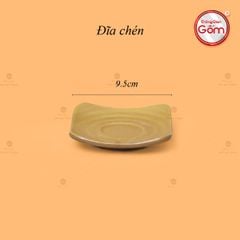 Bộ Ấm Chén Rêu Đá Dáng Đĩa Bay