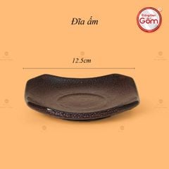 Bộ Ấm Chén Gấm Men Hỏa Biến Hoa Bé