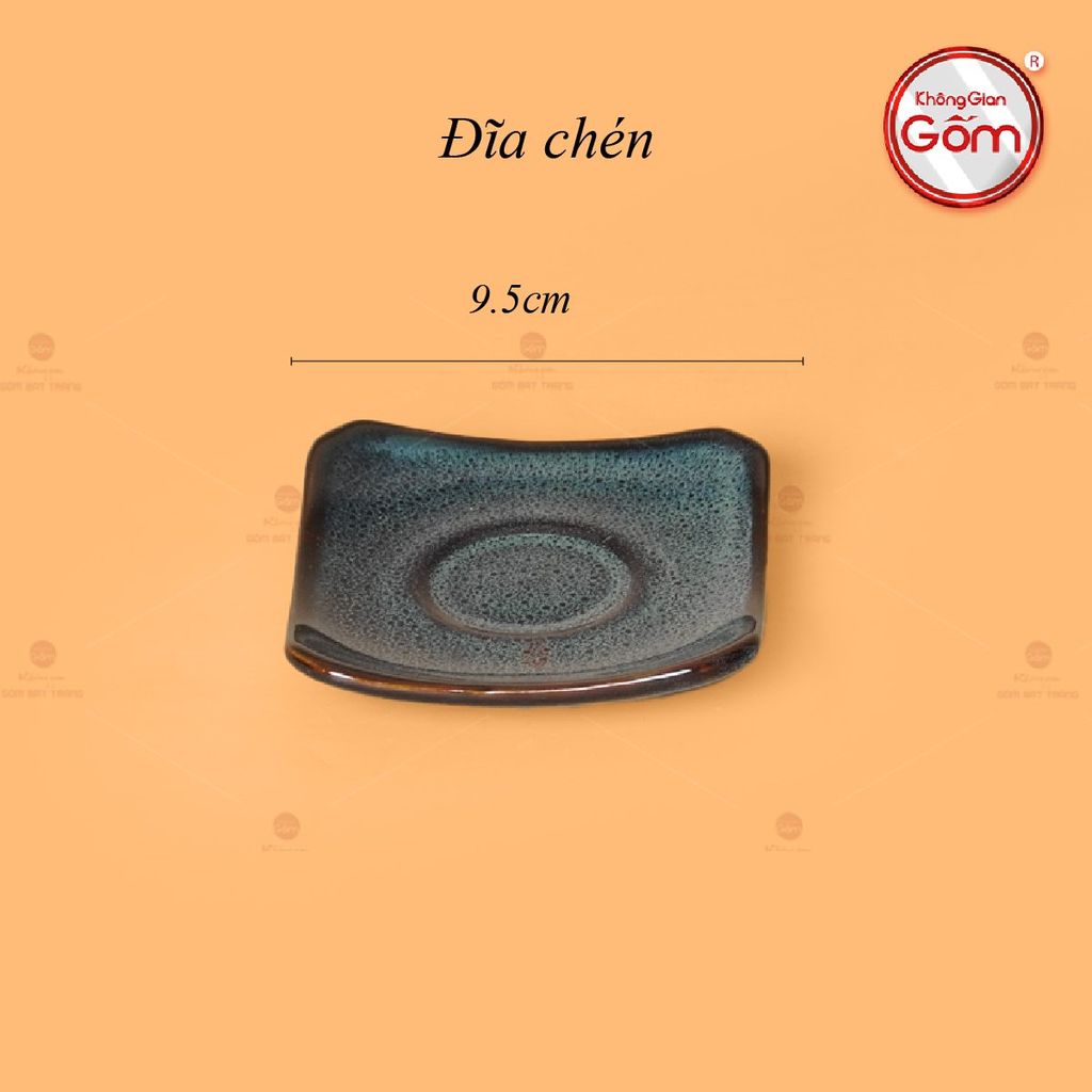 Bộ Ấm Chén Giang Tây Men Hỏa Biến Ghi Lòng Hoa