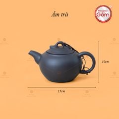 Bộ Ấm Trà Tử Sa Dáng Quả Hồng