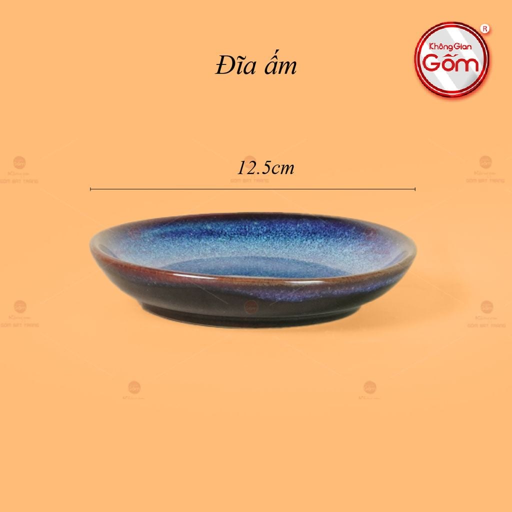 Bộ Ấm Chén Men Xanh Hỏa Biến Đốt Trúc Lòng Rêu