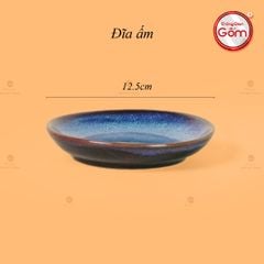 Bộ Ấm Chén Men Xanh Hỏa Biến Đốt Trúc Lòng Rêu