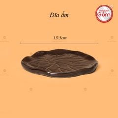 Bộ Ấm Chén Hỏa Biến Nâu Sen Cá
