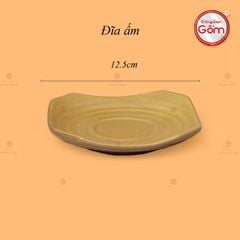 Bộ Ấm Chén Rêu Đá Dáng Đĩa Bay
