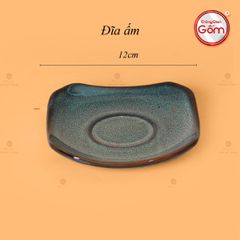 Bộ Ấm Chén Giang Tây Men Hỏa Biến Ghi Lòng Hoa