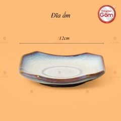 Bộ Ấm Chén Men Hỏa Biến Phấn Hồng