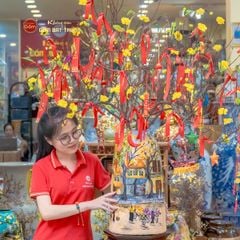 Bình Hoa Dáng Chuông Vẽ Tay Họa Tiết Quê Hương