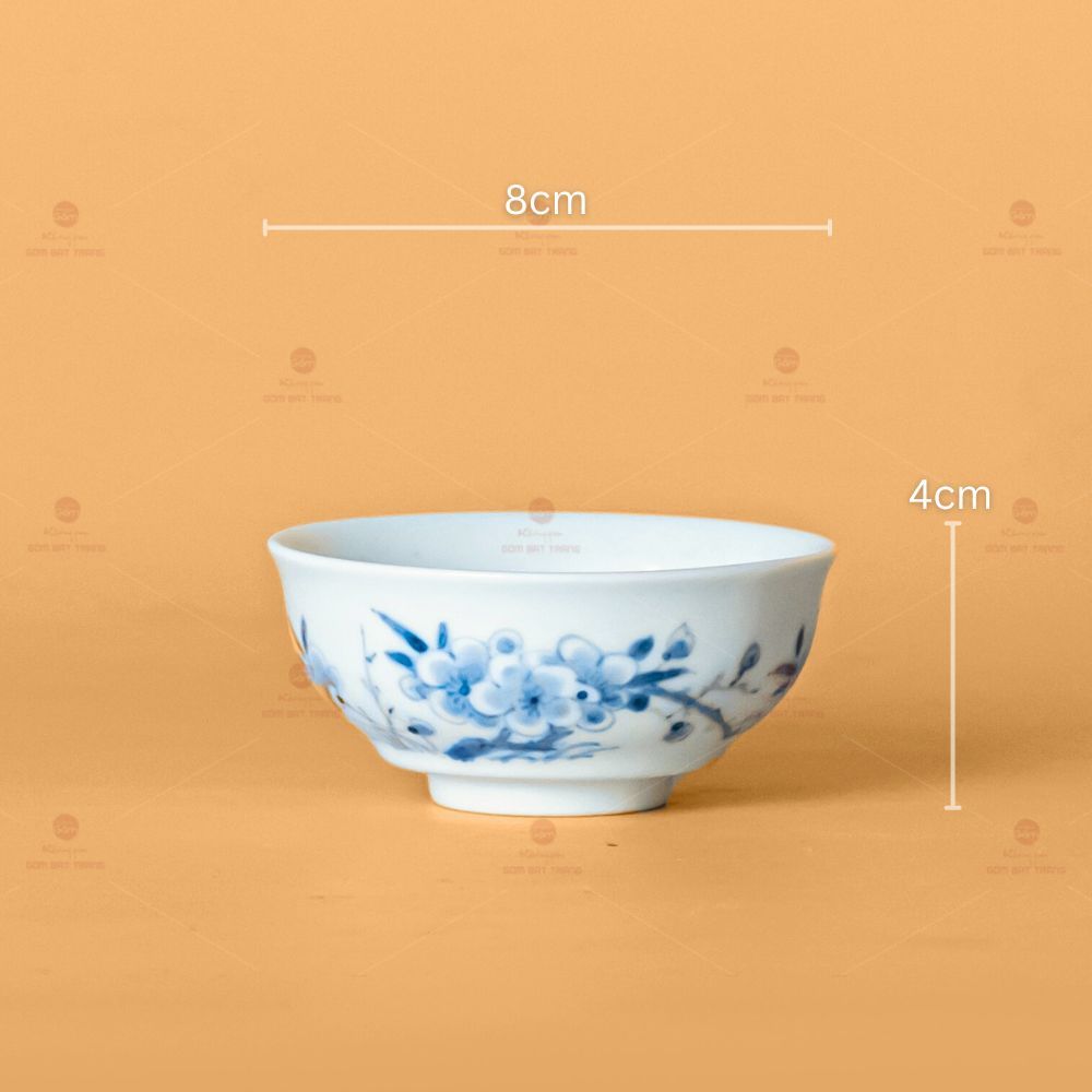 Bộ Ấm Chén An Thổ Túc (Chén sứ)