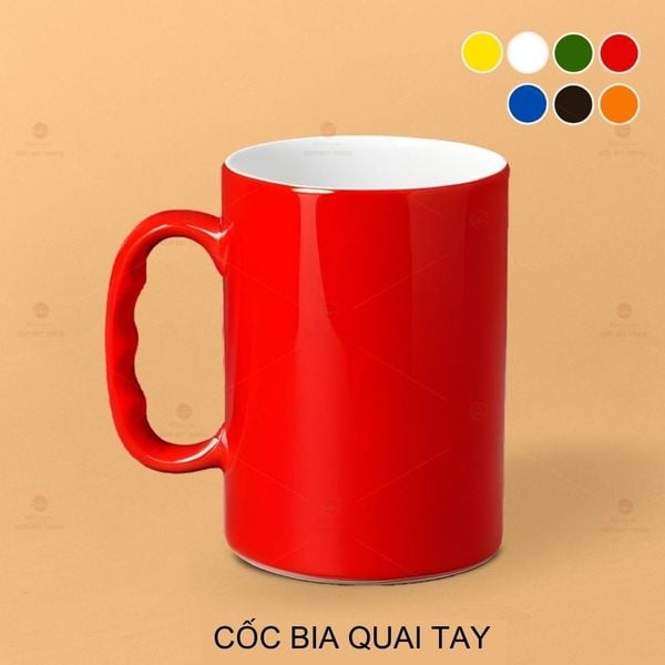 Cốc Bia Quai Tay