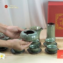 Bộ Phụ Kiện Trà Múi Xanh Ngọc
