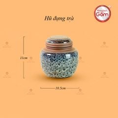 Bộ Ấm Chén Ấm Cao Múi Hoa