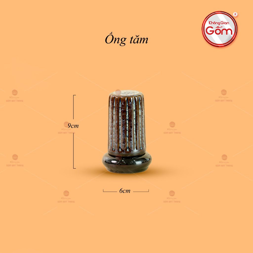 Bộ Phụ Kiện Trà Múi Hoa Men Hỏa Biến