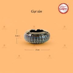 Bộ Ấm Chén Ấm Cao Múi Hoa