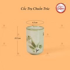 Ấm Tích Bát Tràng Vẽ Chuồn Trúc