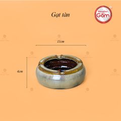 Bộ Ấm Trà Thiên Nga Gấm Hoa Men Hỏa Biến