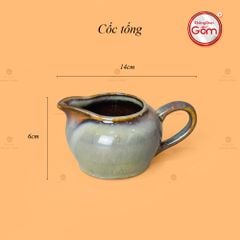 Bộ Ấm Trà Đèn Thần Men Hỏa Biến Khay Trầu