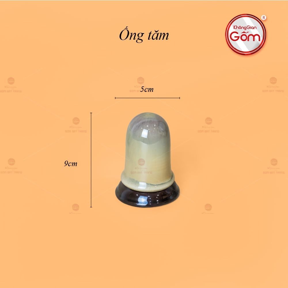 Bộ Ấm Trà Hồ Lô Gấm Men Hỏa Biến
