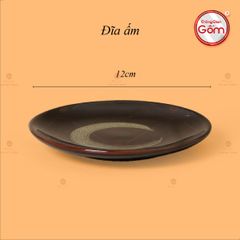 Bộ Ấm Chén Siêu Men Hỏa Biến Quét Xám