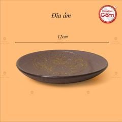 Bộ Ấm Trà Tử Sa Nâu Trăng Vàng