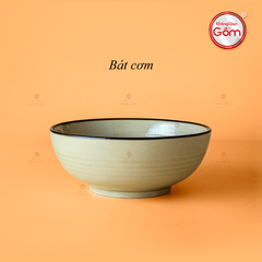 Bát Cơm Hoa Sứ Đỏ