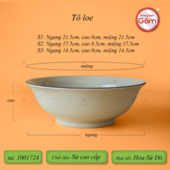 Bộ Bát Đĩa Bát Tràng Hoa Sứ Đỏ