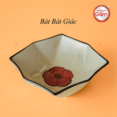 Bát Bát Giác Hoa Sứ Đỏ
