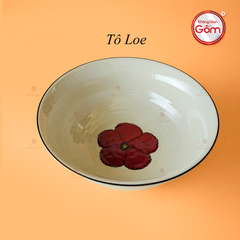 Tô Loe Hoa Sứ Đỏ