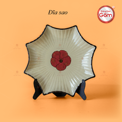 Đĩa Sao Hoa Sứ Đỏ