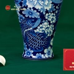 Bình Hoa Ngư Tụ Khánh Lam Ngọc Bình An 1