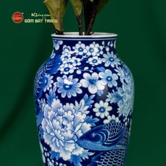 Bình Hoa Ngư Tụ Khánh Lam Ngọc Bình An 2