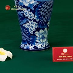 Bình Hoa Ngư Tụ Khánh Lam Ngọc Bình An 2