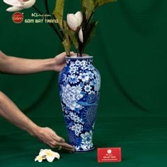 Bình Hoa Ngư Tụ Khánh Lam Ngọc Bình An 2