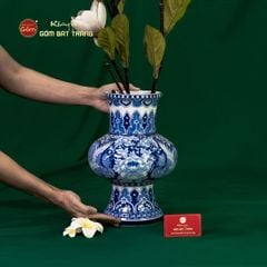 Bình Hoa Song Phụng Cát Tường Ngàn Hoa Phú Quý Lam Ngọc Bình An