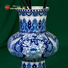 Bình Hoa Song Phụng Cát Tường Ngàn Hoa Phú Quý Lam Ngọc Bình An