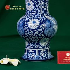 Bình Hoa Vuốt Song Phụng Cát Tường Ngàn Hoa Phú Quý