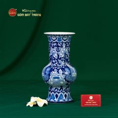 Bình Hoa Vuốt Song Phụng Cát Tường Ngàn Hoa Phú Quý